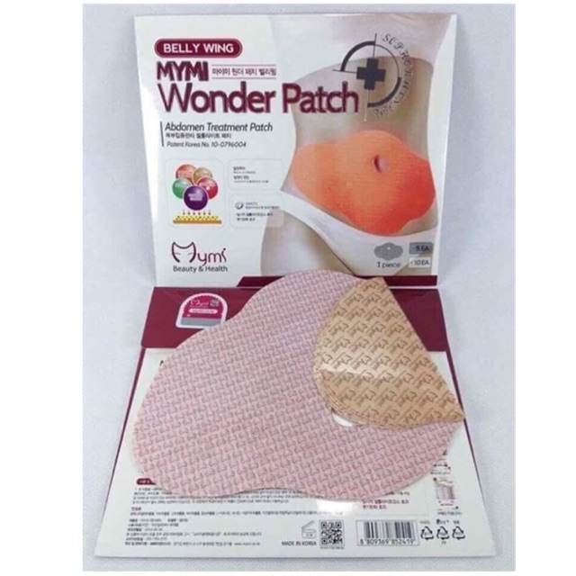 Miếng dán tan mỡ bụng Wonder Patch