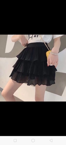 Chân váy tầng công chúa