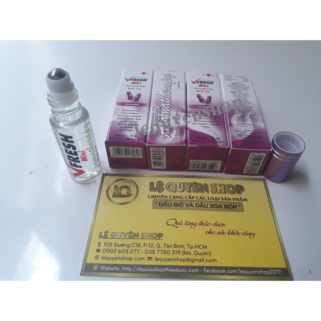 [ảnh thật]Dầu lăn thảo dược Vfresh 4 ml | BigBuy360 - bigbuy360.vn