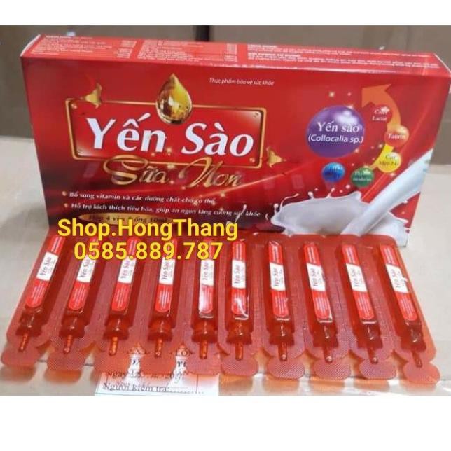 Yến Sào Sữa Non hỗ trợ tiêu hóa, giúp ăn ngủ ngon, bổ sung vitamin, khoáng chất cho cơ thể, tăng cường sức khỏe