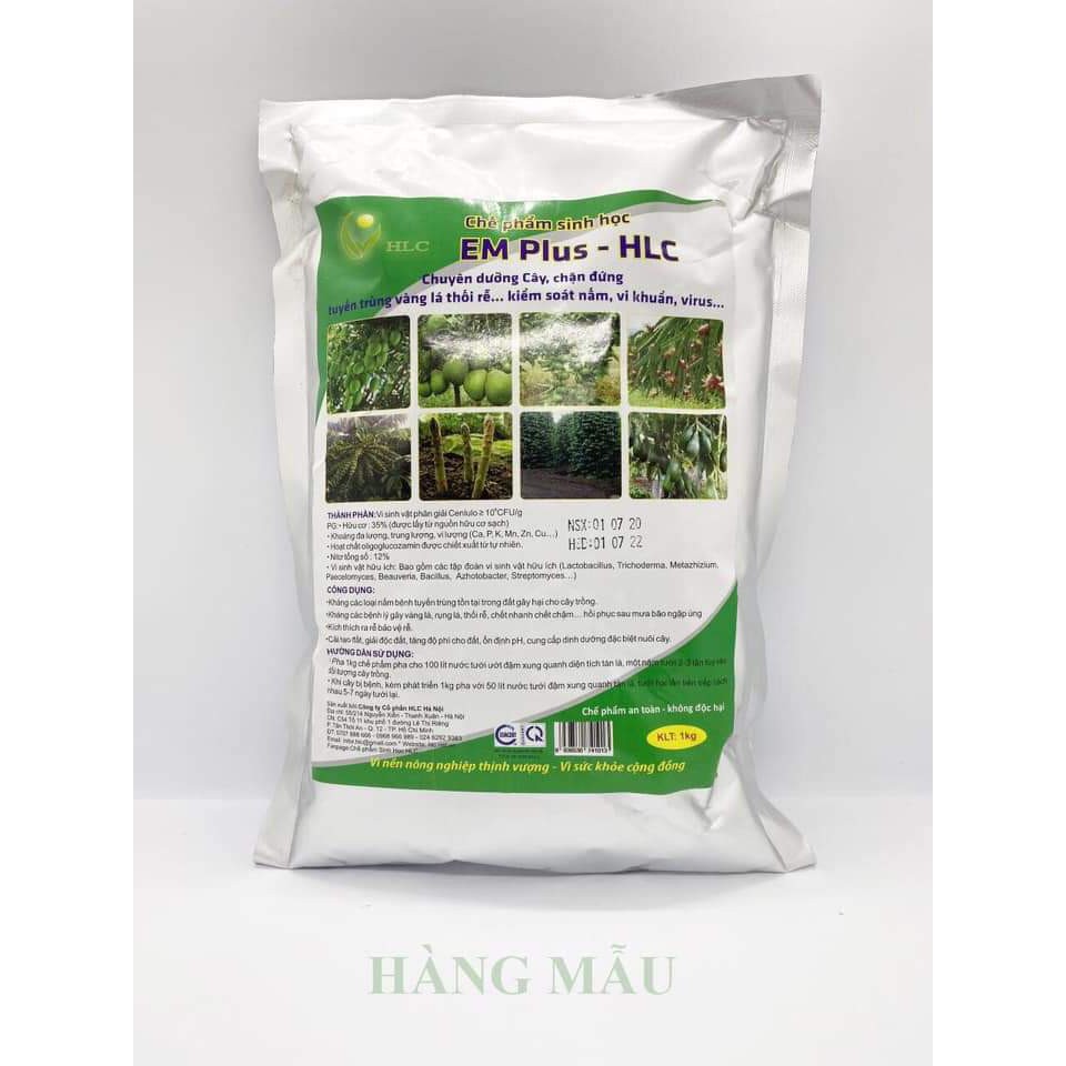 CHẾ PHẨM EM PLUS – HLC - Chuyên dưỡng cây, chặn đứng tuyến trùng, vàng lá thối rễ…kiểm soát nấm vi khuẩn…virus