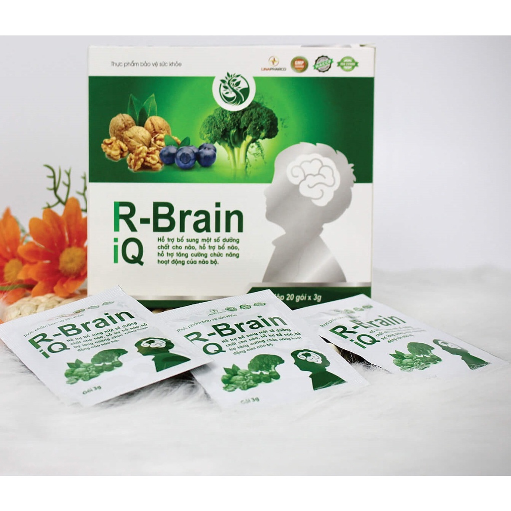 R Brain IQ DHA bổ não trẻ em dùng được cho bé từ 1 tuổi