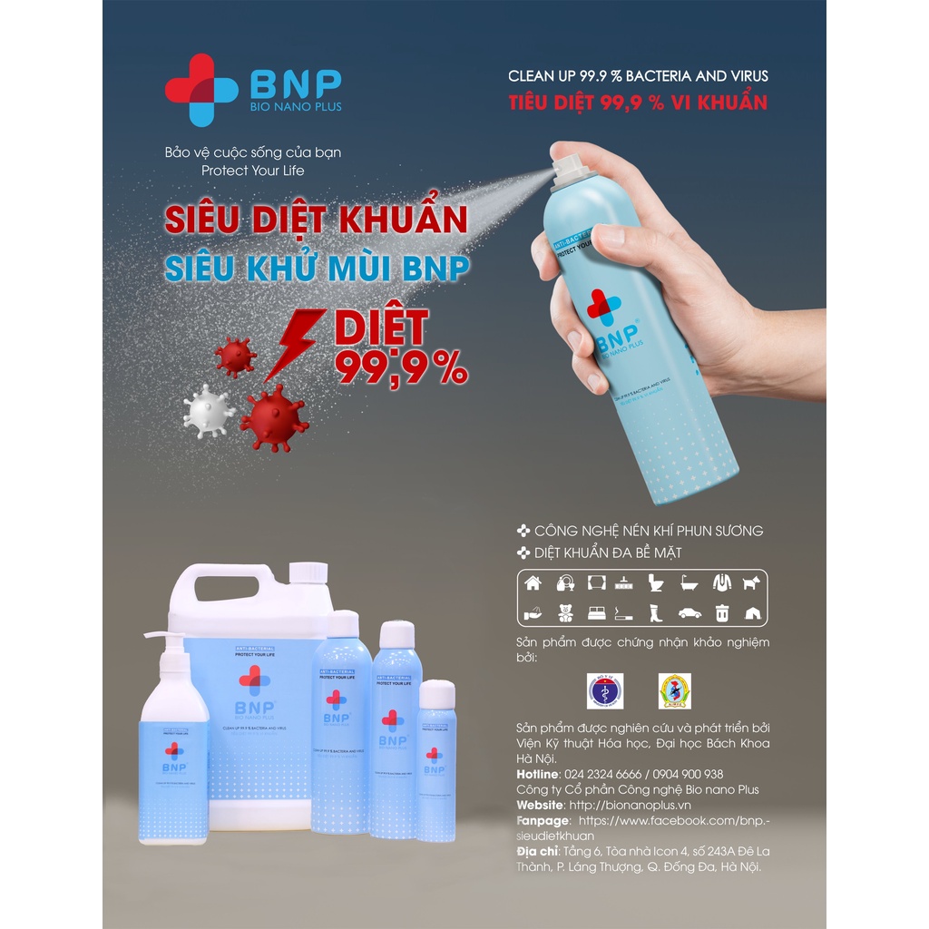 Nước rửa tay khô BNP dạng xịt phun sương - Hương Sả Chanh 100ml | BigBuy360 - bigbuy360.vn