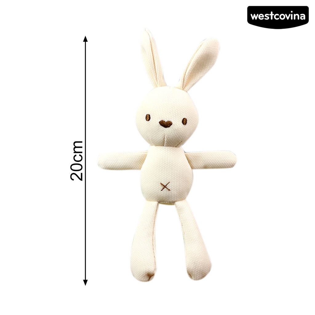 [Mới]❀Thú Nhồi Bông Hình Con Thỏ Mềm Mại Bằng Cotton PP