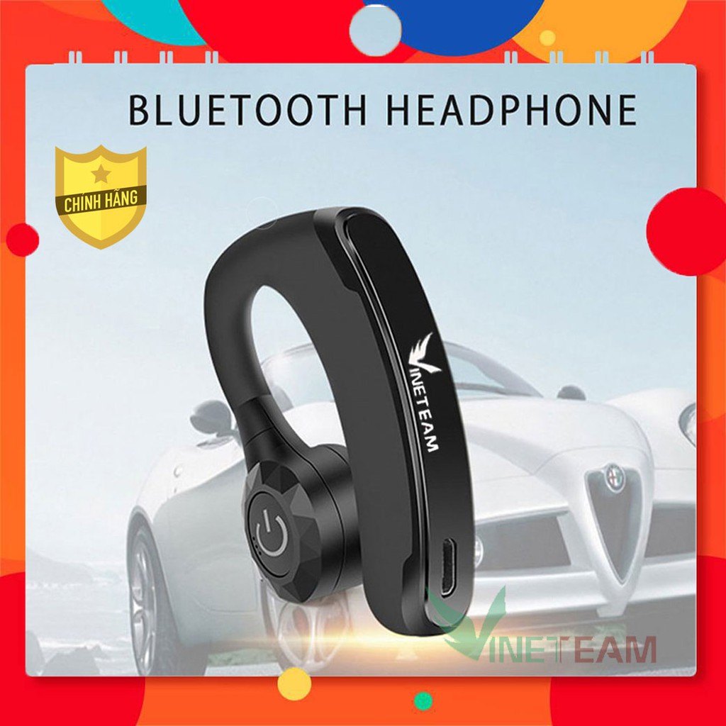 [Mã ELORDER5 giảm 10K đơn 20K] Tai nghe Bluetooth Vinetteam V11 móc vành tai chống ồn kèm mic