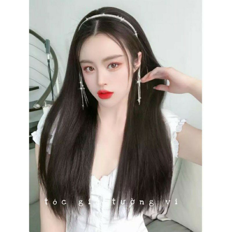 tóc giả đính cài nhỏ xinh