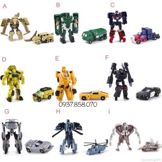Xe ô tô đồ chơi biến hình robot Transformers