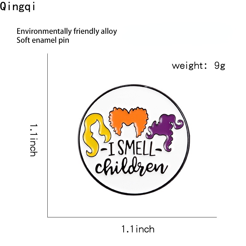 Ghim Cài Áo Miss Zoe Hình Phù Thủy Phong Cách Gothic Vui Nhộn