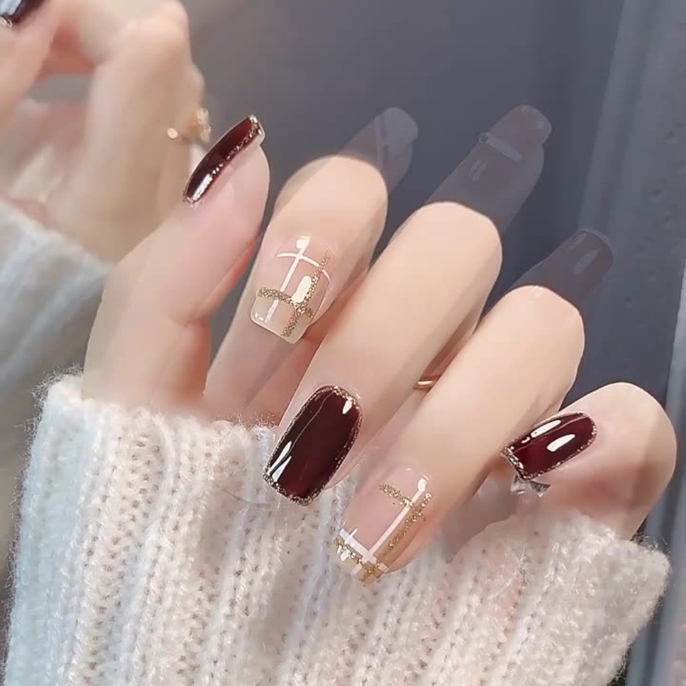 Lọ Nước Sơn Móng Tay Gel UV Sơn vẽ móng tay ANNIES ANNIES dạng keo mật độ cao màu vàng bạc đen lấp lánh (6 màu) 12ml