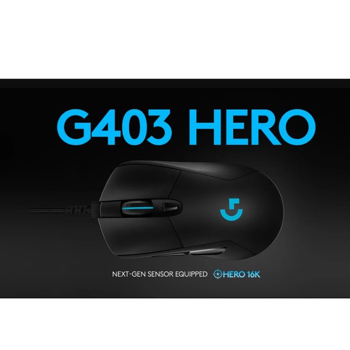 Chuột Chơi Game Logitech G403 Lightspeed Cảm Ứng Hero - Hàng Chính Hãng Bảo Hành 1 Năm