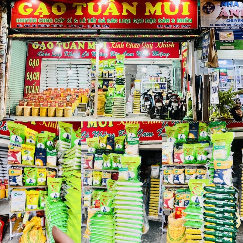 Gạo JASMINE Dẻo Vừa Mềm Cơm Túi 5ký