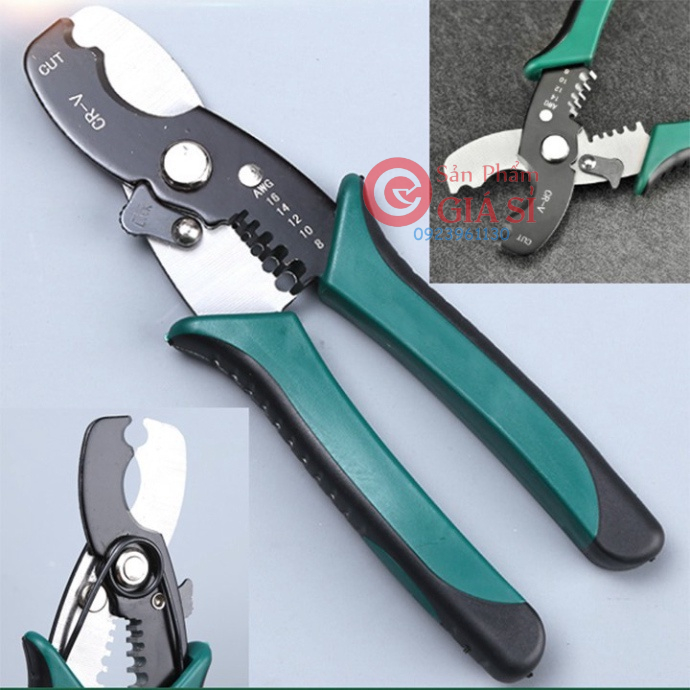 Kìm cắt dây điện - kìm tuốt dây điện 2 trong một K80 ❤️freeship❤️