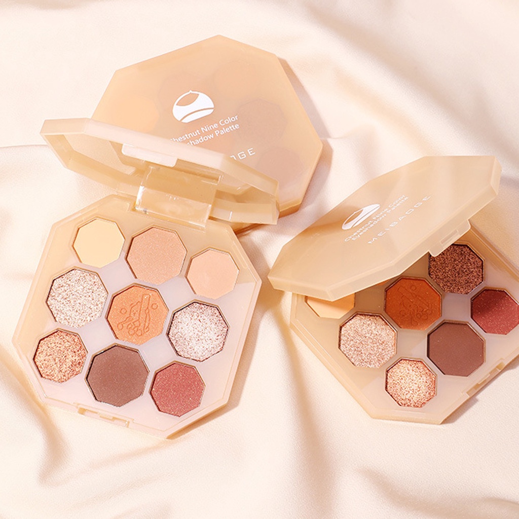 Bảng Phấn Mắt 9g Nhiều Màu Sắc Trọng Lượng Nhẹ Tiện Dụng