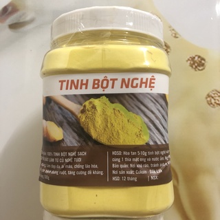 Tinh bột nghệ tinh bột nghệ vàng nguyên chất hỗ trợ các triệu chứng về dạ dày, làm đẹp da