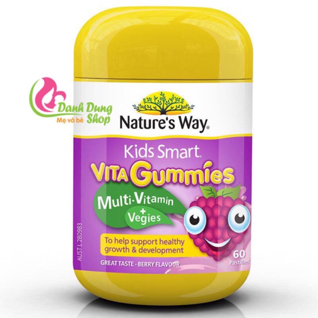 Kẹo dẻo Nature's Way Multivitamin + Vegies