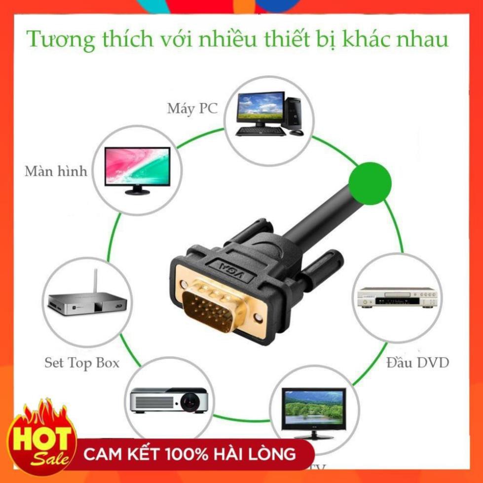 [Chính Hãng] Cáp VGA 1,5M cho Màn Hình, Máy Chiếu Ugreen 11630_Hàng chính hãng bảo hành 12 tháng