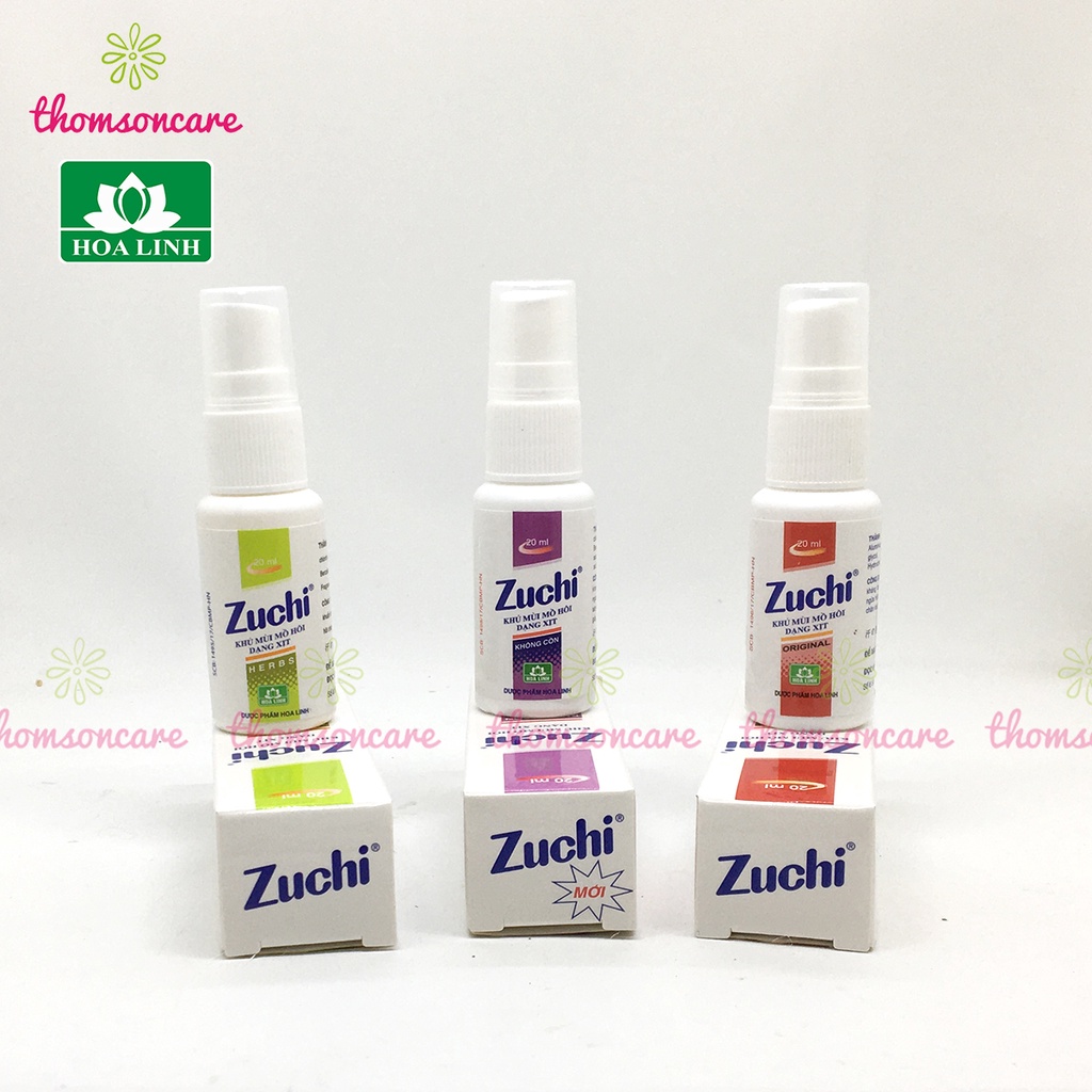 Xịt khử mùi Zuchi - nhanh khô, thông thoáng - Chính hãng