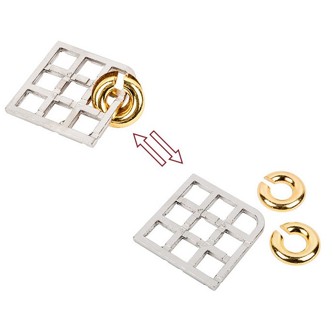 Đồ chơi trí tuệ_Thử thách trí não_The Window- Hanayama Puzzle_Hack não_Rèn luyện Tư duy Logic_Giải đố_Thông minh_Độc lạ