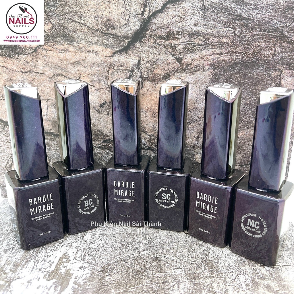 Base-Top-Matte Top gel Barbie Mirage 13ml