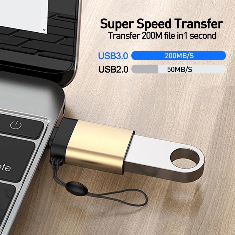 Đầu Chuyển Đổi Otg Type C Sang Micro USB Cho Điện Thoại Android
