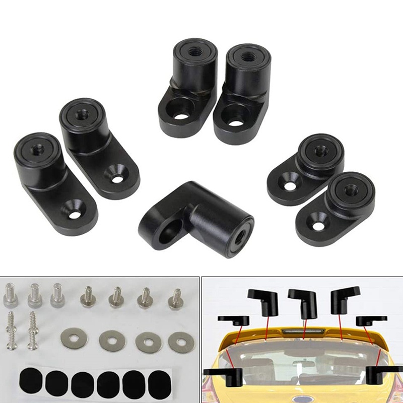 Bộ Cánh Gió Phía Sau Xe Hơi Màu Đen Cho Ford Focus ST Hatchback 4Dr 2013-2019 - RS 2016-2019