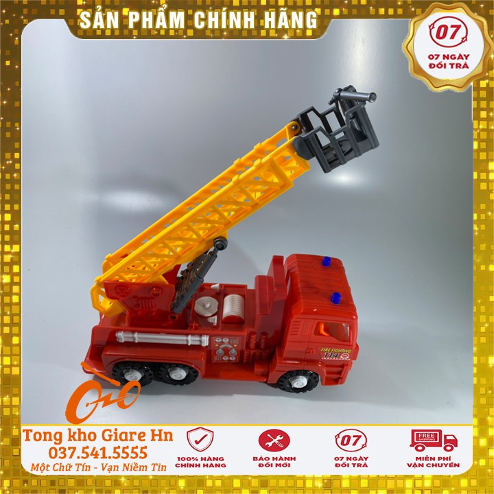 Xe đồ chơi, Xe cưu hộ đồ chơi cho bé, Kích thước lớn - chắc chắn - chạy cót - Hàng Việt Nam