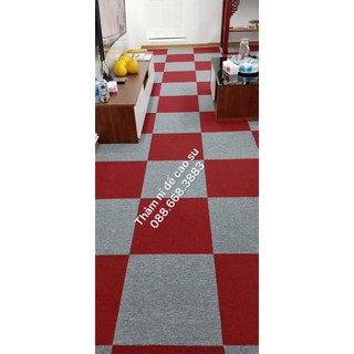 1 tấm thảm nỉ ghép đế cao su 50x50cm/ tấm nặng 900gram/ tấm Loại 1