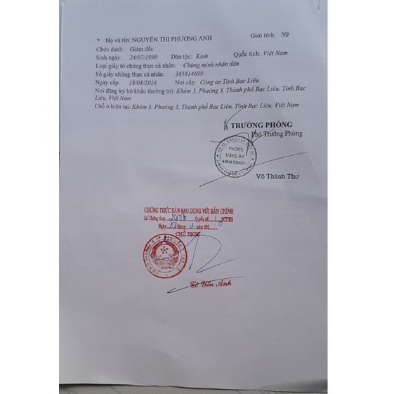 Combo Tái Tạo Da Phương Anh- Cao cấp  Yod White Phương Anh