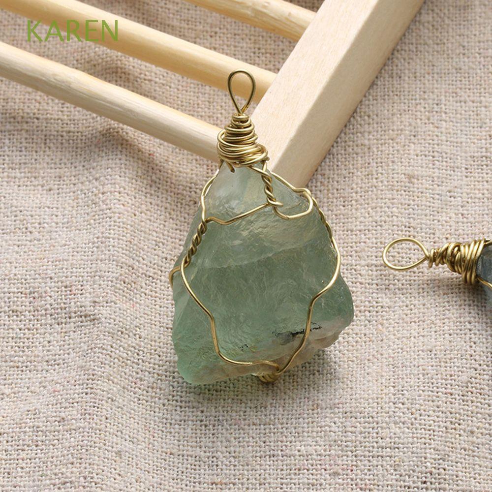 Viên đá fluorite tự nhiên chất lượng cao dùng làm mặt dây chuyền