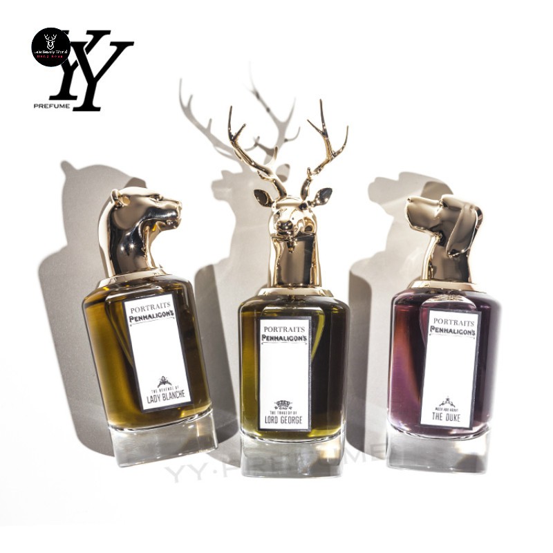 Nước hoa hình đầu hươu / sư tử / báo 75ml Penhaligon’s nhiều loại động vật khác tùy chọn