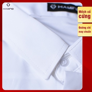 Combo 2 áo sơ mi nam (trắng + xanh dương) lịch lãm