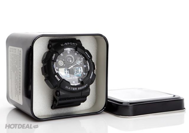 Đồng Hồ Hộp Điện Tử Có Kim Kiểu Dáng K-SPORT Chống Nước | BigBuy360 - bigbuy360.vn