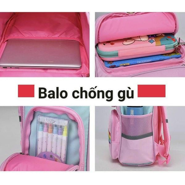 BALO (BA LÔ) NGỰA PONY CHỐNG GÙ CHO BÉ