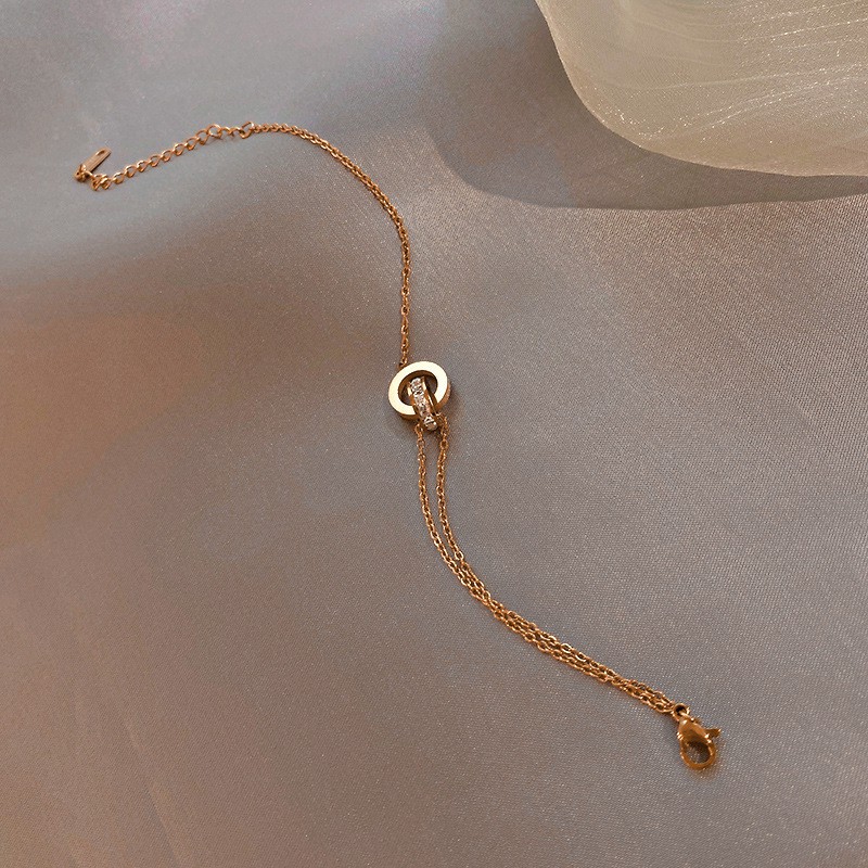 Vòng Tay Thép Titan Thiết Kế Đơn Giản Phong Cách Hàn Quốc Thời Trang Cho Nữ | BigBuy360 - bigbuy360.vn