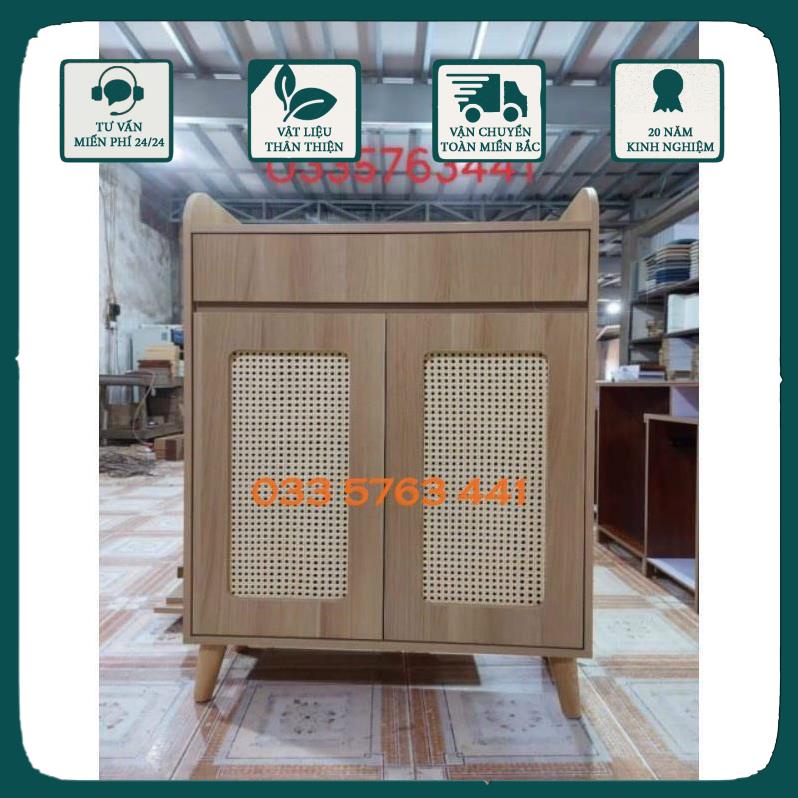 Tủ giày cánh mây  -  cánh mở thoáng khí, chống mùi
