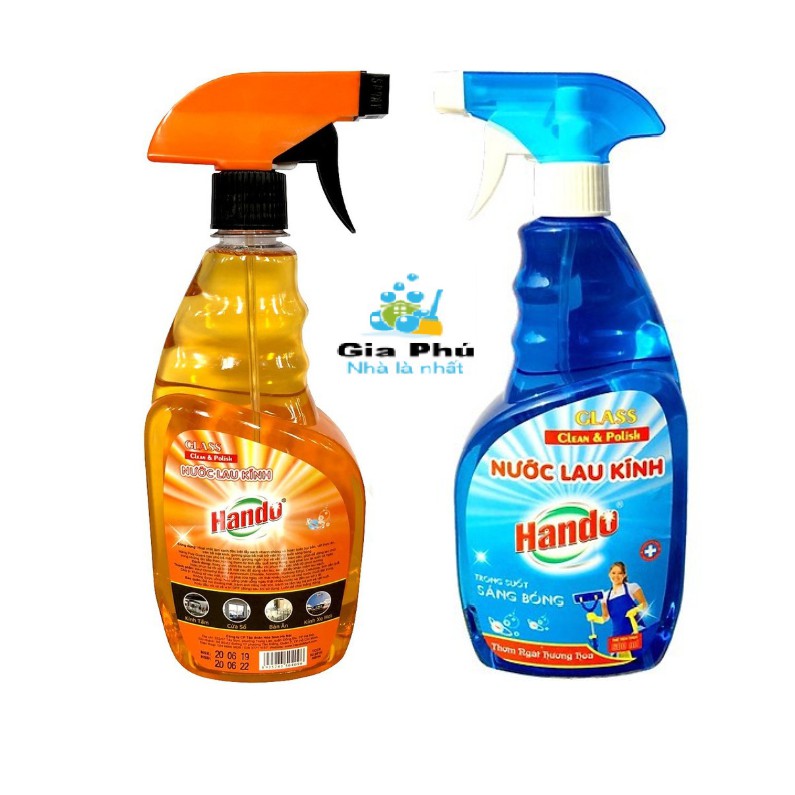 Nước lau kính Hando 600ml Gia Phú ( nhiều mùi )
