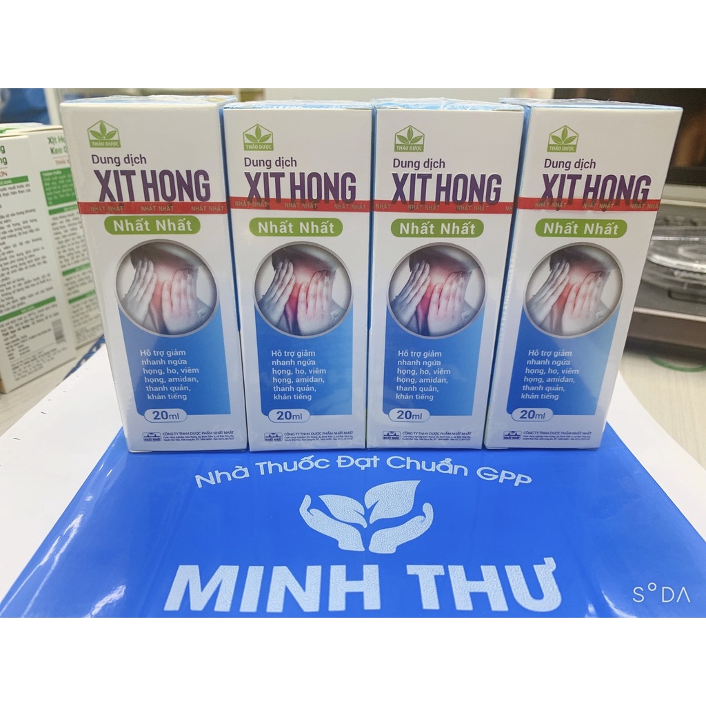 Dung dịch xịt họng Nhất Nhất 20ml