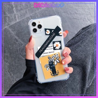 Ốp lưng hoa cúc iphone x/ xs sillicon