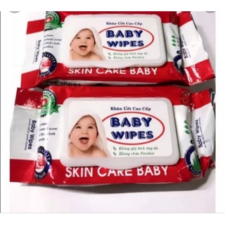 Khăn Ướt Baby Wipes 80g, An toàn cho mọi loại da, không mùi