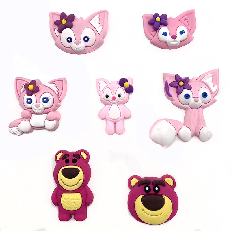 Dễ Thương Ghim Trang Trí Hình Giày / Giày / Giống Gấu / Thỏ stella lou Bits Đáng Yêu Cho Nữ