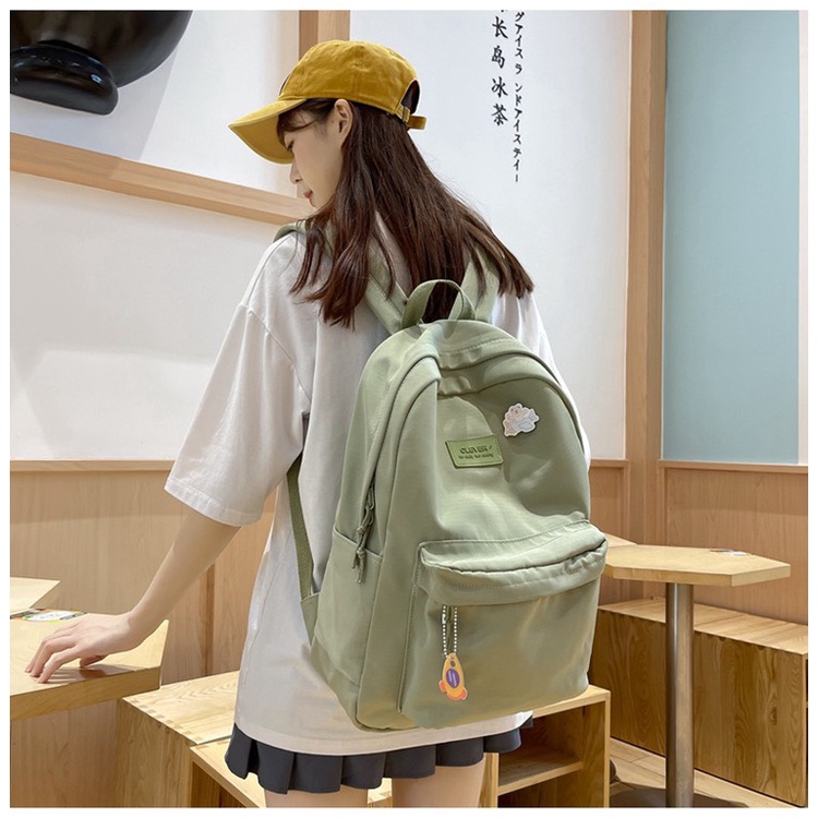 Balo Trơn Basic Ulzzang Màu Pastel B05