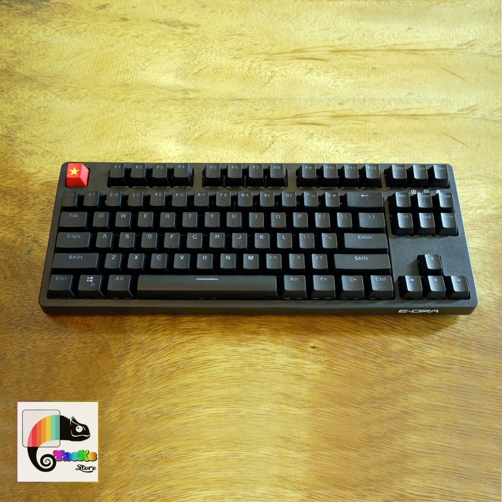 Bàn phím cơ E-Dra EK387 Switch Huano Version 2021 I Tặng thêm Keycap + Đèn Led USB I BH 24 T I Gaming TKL Edra EK387 | WebRaoVat - webraovat.net.vn