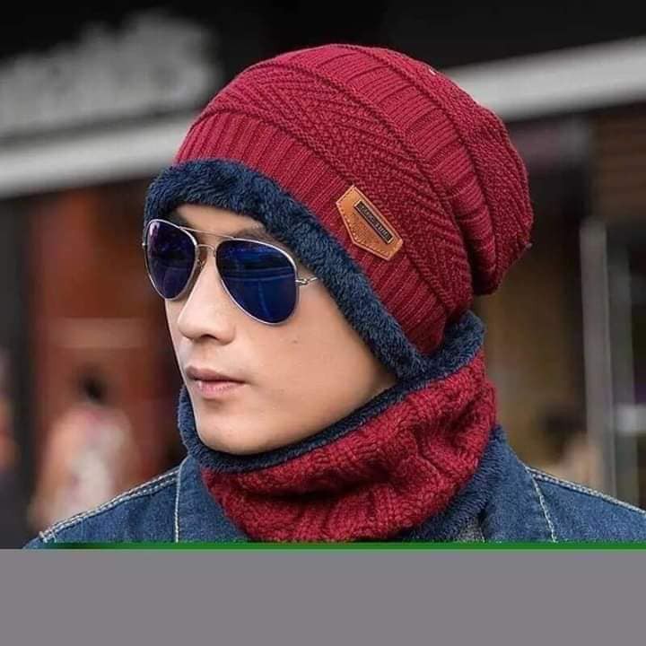 SET MŨ LEN KÈM KHĂN LÓT LÔNG SIÊU ẤM CHO MÙA ĐÔNG DÀNH CHO CẢ NAM VÀ NỮ