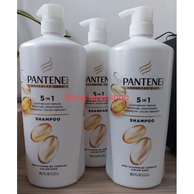 Dầu gội Pantene Pro V Advanced Care 5in1 Shampoo - Hàng Mỹ - 1.13L