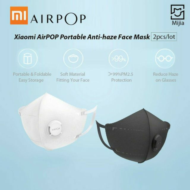 Khẩu trang Xiaomi AirPOP CHỐNG BỤI MỊN PM2.5