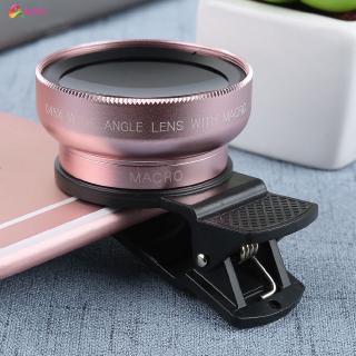External Mobile Camera Lens 37mm 0.45X 49UV Wide Angle Mobile Phone Lens Acew