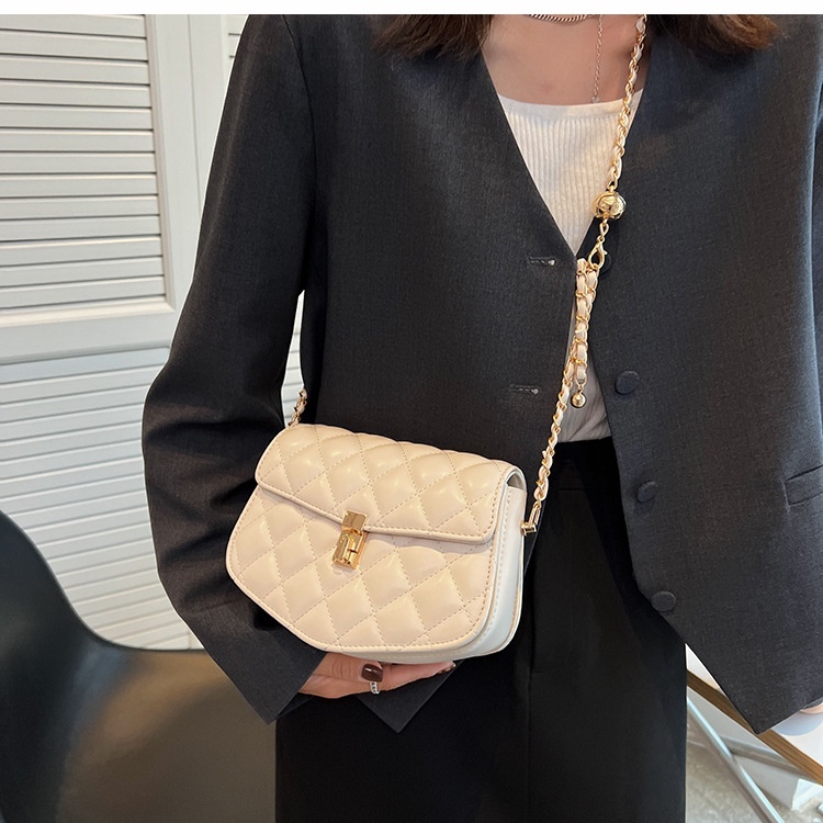 Túi Đeo Vai Hình Thoi Cỡ Nhỏ Màu Vàng Dễ Phối Đồ Thời Trang Cho Nữ