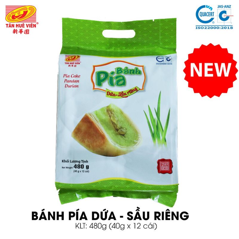 Bánh pía kim sa chay dứa 480g 12 bánh