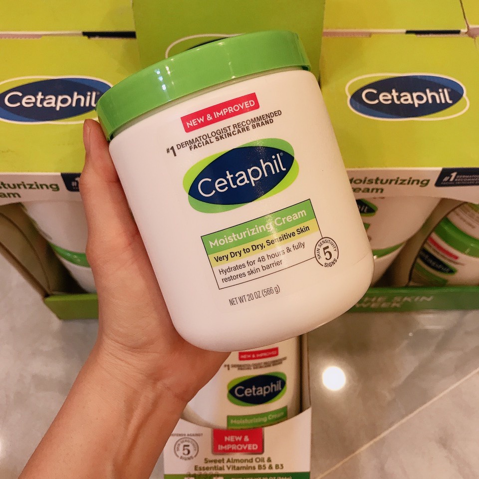 [New 2021] Kem dưỡng thể dưỡng ẩm Cetaphil Moisturizing Cream tách set hủ 566g