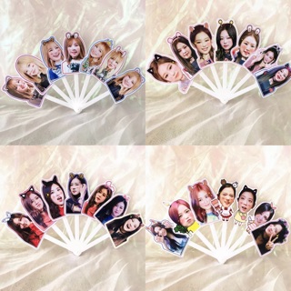 Quạt Blackpink quạt xoè đầu to ngộ nghĩnh